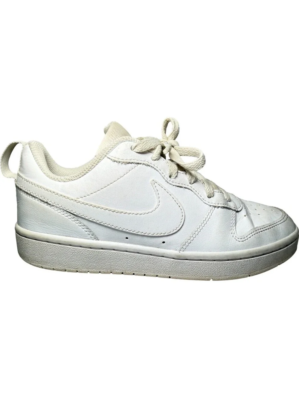 Nike Court Borough 2 Low White Casual Sneaker Youth 5Y Womens 6.5 BQ5448-100